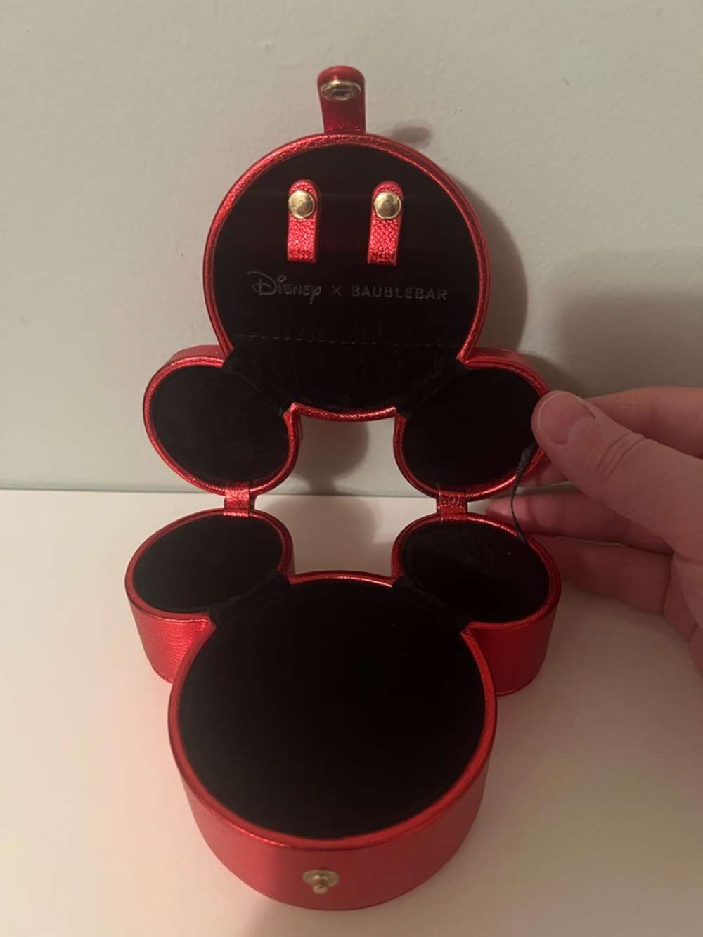 Disney x Baublebar Mickey Mouse Metallic Jewelry Case